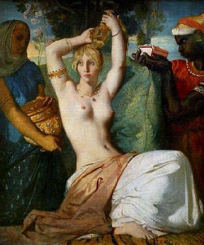 Theodore Chasseriau The Toilette of Esther Germany oil painting art